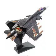 1:100 Pull Back Aviation Aircraft Model J-15 Fighter Sound&Light Military Model