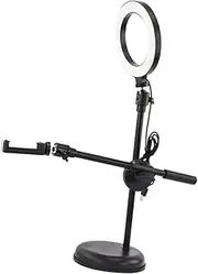 Ring Light with Stand Overhead Mount Holder Ring Light Tripod for Phone Selfie Light Phone Camera Stand, Standard