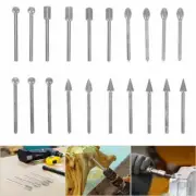 20pcs Diamond Grinding Heads Mini Drill Burrs Bit Set