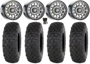 Sedona Sano Bdlk 15x6 Wheels Ct 35" Chicane DS Tires Polaris Ranger XP 9/1K