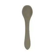 1x Tiny Dining Silver Sage Baby Silicone Weaning Spoon Toddler Feeding Cutlery