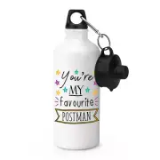 You're My Favourite Postman Stars Sports Water Bottle Funny Best Postie Camping