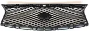 Racing Grills Compatible With Infiniti Q50 Q50S 2014 2015 2016 2017 All Models Gloss Black Front Grille Upper Body Bumper Hood Mesh Grid Kit