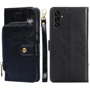 For Samsung Galaxy A04s Zipper Bag Leather Phone Case