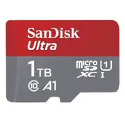 SanDisk Ultra 1TB 120MB/s Micro SDXC Memory Card with Adapter A1 C10 U1 UHS-I