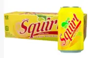 Squirt Grapefruit Flavored Carbonated Caffeine Free Soda Bundled by Louisi 18 pk