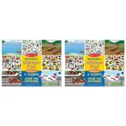 2x Melissa & Doug Reusable Sticker Pad Kids/Childrens Interactive Toy 3+