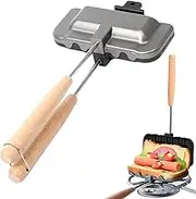 Sandwich Baking Pan | Double Sided Hot Sandwich Pan Frying Maker | Reusable Frying Pan Breakfast Sandwich Maker for Pancakes, and Vegetable Omelets