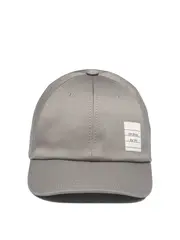 [Thom Browne] Thom Browne-Baseball Cap With Logo Patch Cappelli Grey-Uomo M Grey