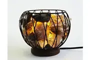 Crystal Wonderland Crystal Cage Smokey Quartz Lamp LED Globe