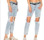 NWT ONE TEASPOON L FREEBIRD Blue Malt Jeans Boho Indie Rocker Y2k