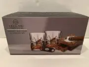 Whiskey & Cigar Accessory Set - 2 Glasses, Ashtray, & Cutter - Brand New in Box