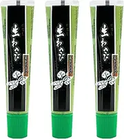 WASABI-O Wasabi Paste 43g (Pack of 3), Wasabi Premium, Fresh Japanese Wasabi Paste For Dipping with Sushi, Salmon, Sashimi, Seafood,Wasabi peas, Vegan, Vegetarian, Halal, Wasabi peas…