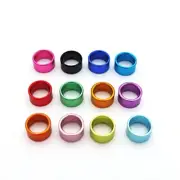 500Pcs Custom Bird Leg Bands 3.0mm~8.0mm ID Closed Loop Aluminum Rings