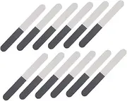 Gogogmee 12pcs Nail Buffer Strips Sponge and Sandpaper Manicure Files for Smooth Polishing Durable Nail Care Supplies for Home and Salon Use