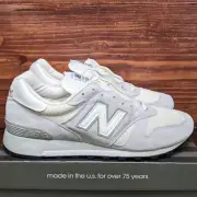 New Balance 1300 Men's 12 Made in USA Cloud White Grey running shoes M1300CLW