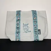 Sanrio Smiles Kuji Prize Pochacco B-Boy Blue Pastel Canvas Medium Tote Bag