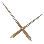 Long Shaft Clock Movement Hand Walnut Wooden Mechanism Clock Hand Clock Repai...