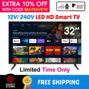 EKO 32” Inch Google HD Smart TV 12V / 240V Chromecast for Caravan Car Camper RV