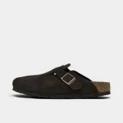 WOMEN'S BIRKENSTOCK BOSTON SOFT FOOTBED CLOGS MOCHA 660463 200 WOMEN SIZE 5-10