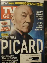 2 Magazines with Picard Cover/Article - TV Guide & Watch! 2020 - STAR TREK