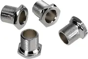 WHAMVOX 2l 2r Bass Tuning Pegs 4pcs Bass Machine Heads Tuners Silver Hard Zinc Alloy