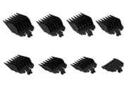 8 Pcs Hair Clipper Guard Comb Set Wahl Replacement Guides #3171 400 1/8 1 F