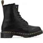 NEW RARE Dr. Martens Docs Serena Faux Fur Boot Black Leather