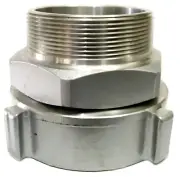 4" Swivel Female NST/NH x 4" Male NPT Aluminum Hydrant Adapter Snoot