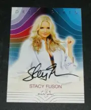 2017 Benchwarmer STACY FUSON Dreamgirls #49 Silver Foil Auto PLAYBOY Playmate