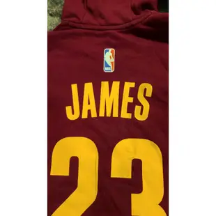 NBA 騎士隊 Adidas LeBron James LBJ 運動 連帽 球衣 帽T hoodie 長袖 上衣