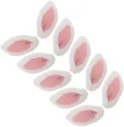 5 Pairs Bunny Ear Headband Aesthetic Decor Bunny Ear Charm for Headband Costume Accessories Hair Clips Material Bunny Ears Bunny Accessories Costume Headband Charm Fabric