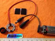 Infrared Illuminator Invisible Glow 940nm 8 Led IR Illumination Ghost Hunter 9v