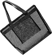 [LIFKOME] Travel Toiletry Bag Hanging Tote Bag Foldable Shopping Bag Mesh Storage Pouch