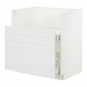 METOD / MAXIMERA base cab f TALLSJÖN sink, white/Stensund white, 80x60 cm
