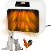 Large Dog House Heater with Thermostat, 300W/600W outside Pet House Heater for W