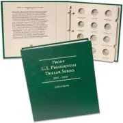 2007-2016 Presidential Dollar Proof Coin Album Littleton Coin Company
