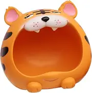 BESPORTBLE 1pc Adorable Tiger Shape Storage Box Durable Decorative Container for Candy Nuts Fruits for Home Decor Play Lightweight Smooth Surface Design