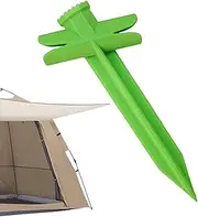 Trampoline Stakes - Wind Resistant Tent Stakes - High-Tensile Strength Camping Tool, Deep-Grip Multifunctional Outdoor Gear for Temporary Fencing Playground Safety Beach Camping