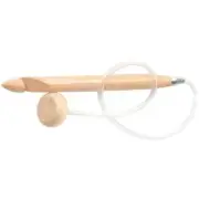 CHIAOGOO 32" TUNISIAN AFGHAN FLEXIBLE CROCHET HOOK Pick Your Size, Bamboo