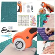 Multi-Purpose Sewing Leather Crafting Tools Kit Thread Snips Clips Mat Pen Set