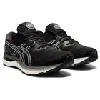 Asics Gel-Nimbus 23 running shoes for women Black/White 9.5 US Wide 2E