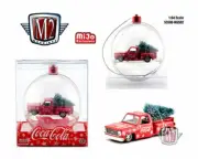 M2 53500-MJS02 COCA COLA COKE ORNAMENT 1974 CHEVY STEPSIDE 1/64 with TREE RED