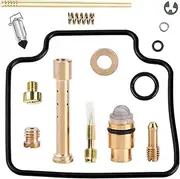 Seals Parts Carburetor Rebuild Repair Kit Compatible for Suzuki for Quadrunner 500 LTF500F 1998-2002 Diaphragm Needle Valve Float