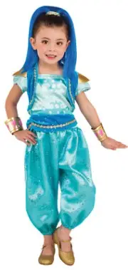 Girl's Shimmer Shine Costume Rubies Jumpsuit