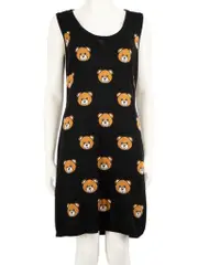 Black Wool Knit Dress
