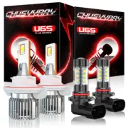 For Mercury Grand Marquis 2006-11 - Faro LED Combo + Bombillas antiniebla 6000K (for: Mitsubishi)