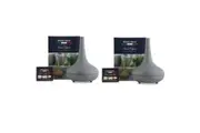 2 x Milano Decor Ultrasonic Aroma Diffusers Humidifier + 6 Diffuser Oils Set