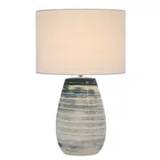 Bristol Blue Ceramic Jar Table Lamp