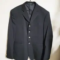 在飛比找蝦皮購物優惠-高第Gaudi Homme 西裝外套 上衣 黑色 尺寸L